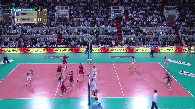 1/2 finale Play-Offs Volley : Tours 3-1 Cannes