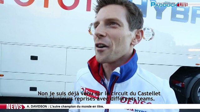 Paddock LIVE - Interview Anthony Davidson -