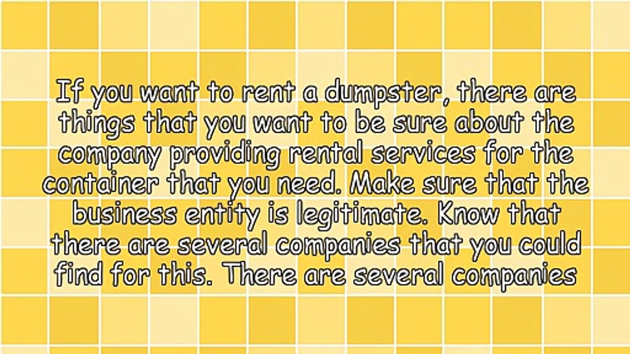 Tips That You Can Use If You Want To Rent A Dumpster