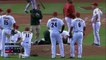 VIDEO - Baseball   :  Archie Bradley prend la balle à pleine vitesse dans la tête