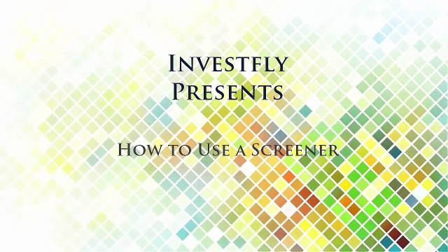 stock screener