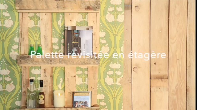 DIY : Créer facilement des étagères en palettes