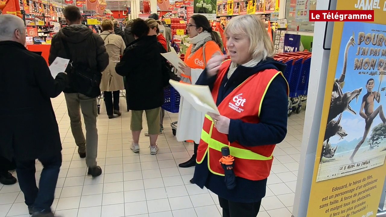 Langueux. Grève des salariés de Carrefour contre l’ouverture des six jours fériés