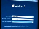 Windows 8 Installation - Windows 8 Kurulum