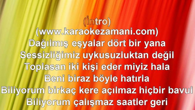 Emre Aydın - Beni Biraz Anla - 2012 - TÜRKÇE KARAOKE