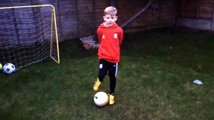 Jake's football skills for kids - the okocha flick tutorial