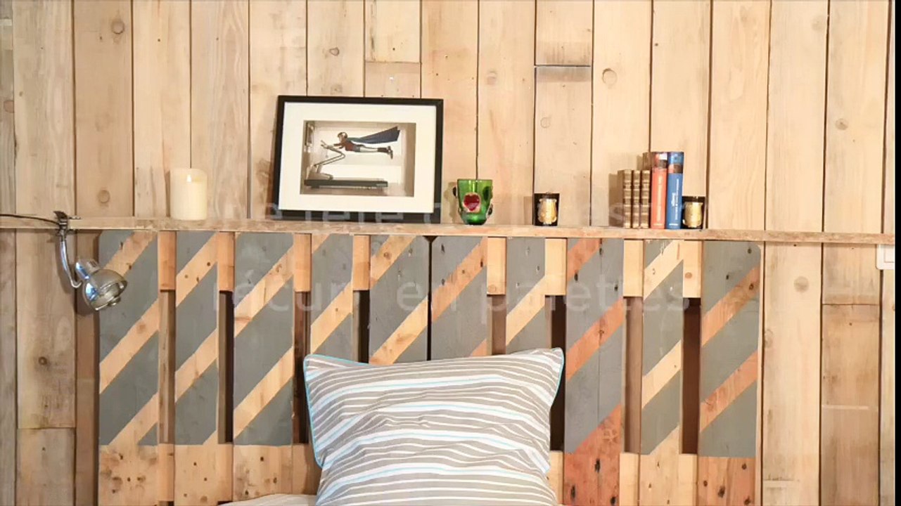 DIY : Une tête de lit esprit récup' en palettes