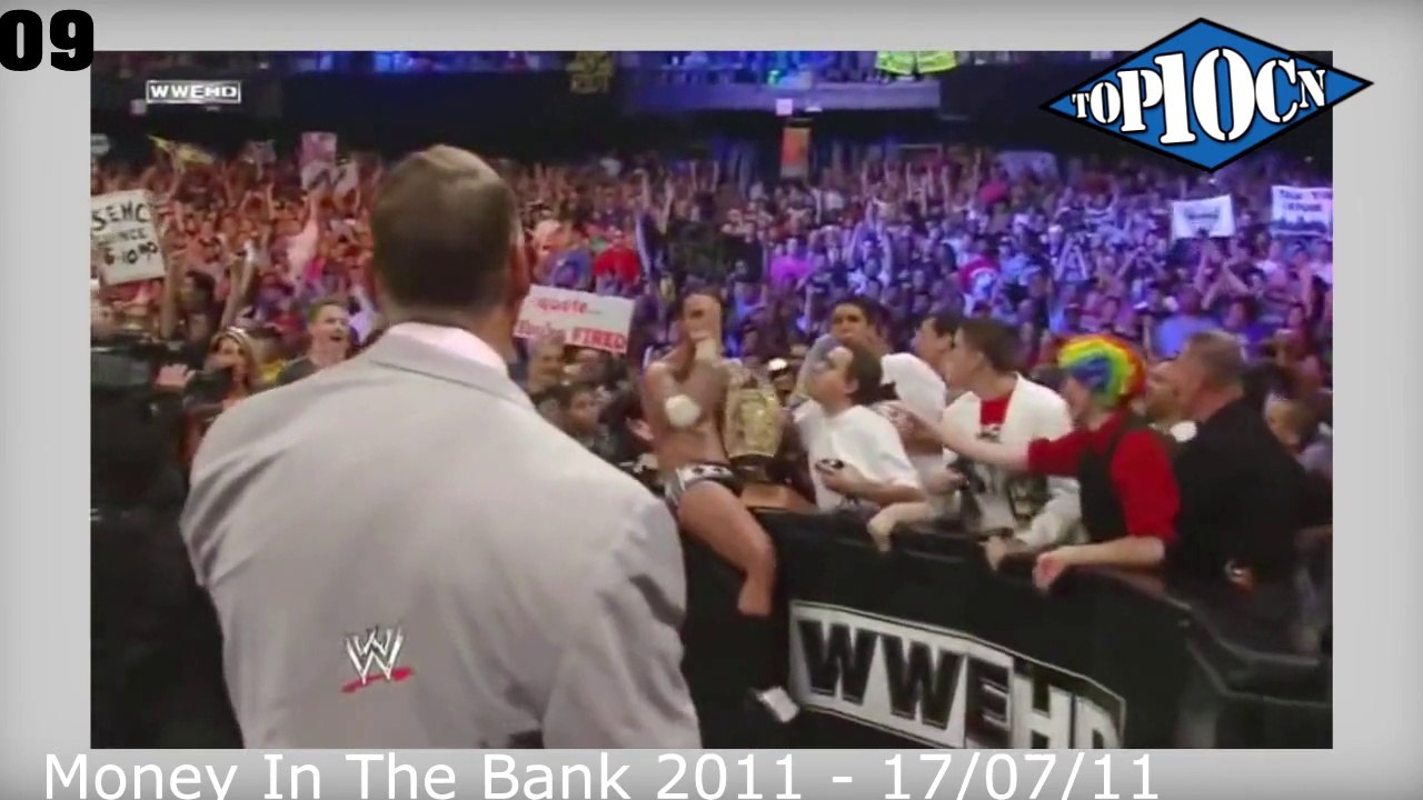 Top10Cn: Combats et manoeuvres du Money in the bank !