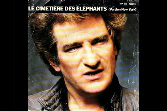 45 tours - Eddy Mitchell - Le cimetiere des éléphants - 1982