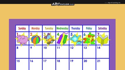 "A Week Is Seven Days" by ABCmouse.com