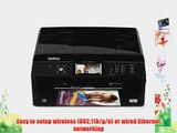Brother Printer MFCJ825DW Wireless Color Photo Printer with Scanner Copier and Fax