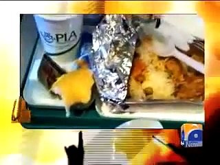 Unhygienic and Disgusting Food in Fligh t# -Pk-207,