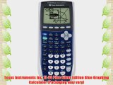 Texas Instruments Inc. TI-84 Plus Silver Edition Blue Graphing Calculator (Packaging may vary)
