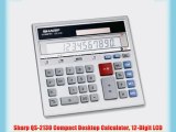 Sharp QS-2130 Compact Desktop Calculator 12-Digit LCD