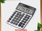 Casio GX-120S Electronic Desktop Calculator with 12-digit Extra Large Display