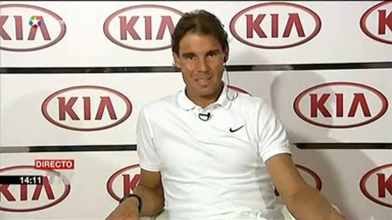 Rafael Nadal's interview for Telemadrid. 30 April 2015 (in Spanish)