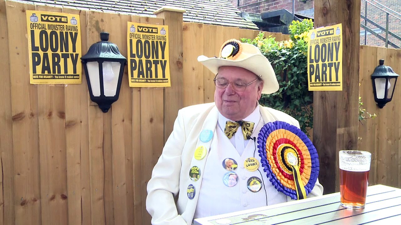 Monstermäßig verrückt zur Wahl in Großbritannien