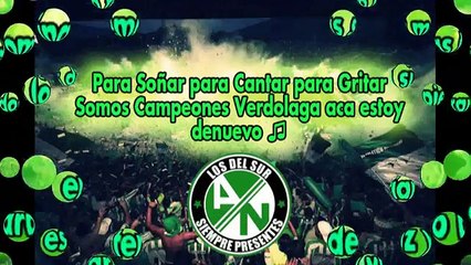 Soñar Cantar Gritar por vos Los del sur letra 2015