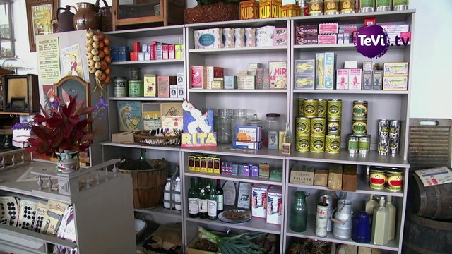 Inédit : images d'une épicerie des années 40 à Carentan [TéVi] 15_04_30