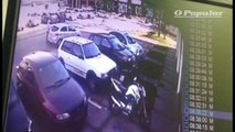 Goiânia -  Cameras flaga suspeitos chegando e saindo agência dos Correios