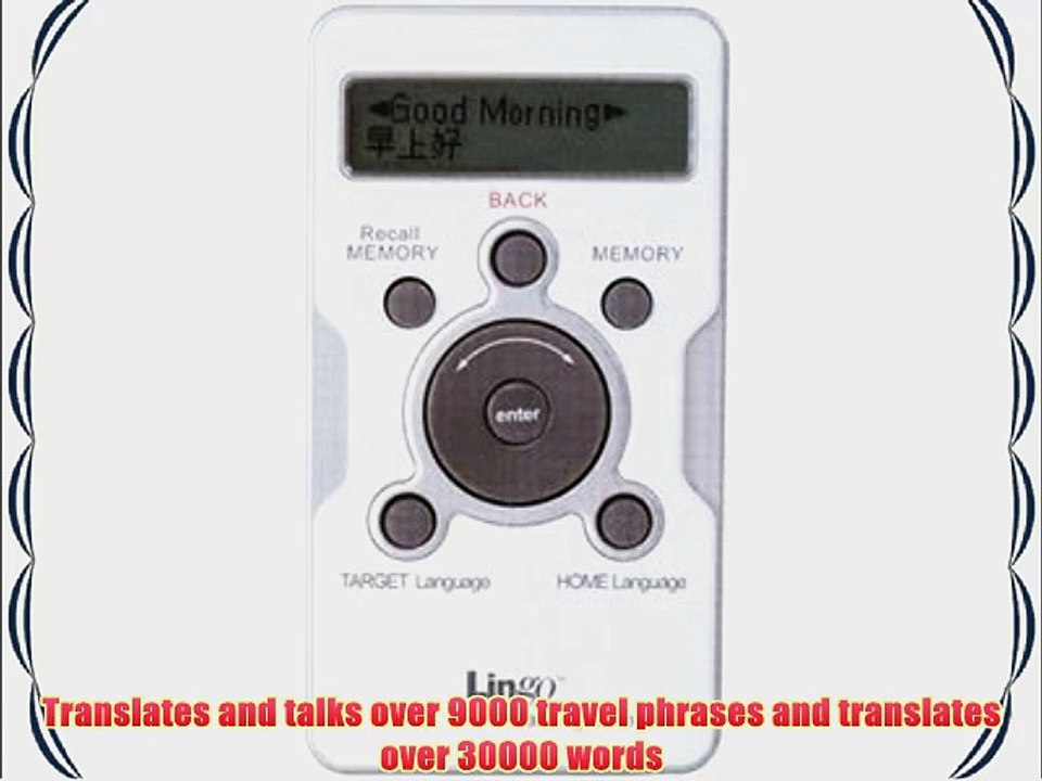 Lingo Navigator Talking Translator (TTN-12)