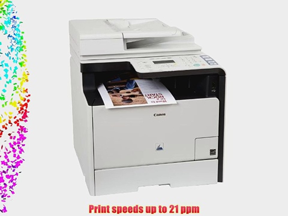 Canon Lasers Color imageCLASS MF8380Cdw Wireless Color Printer with Scanner Copier and Fax