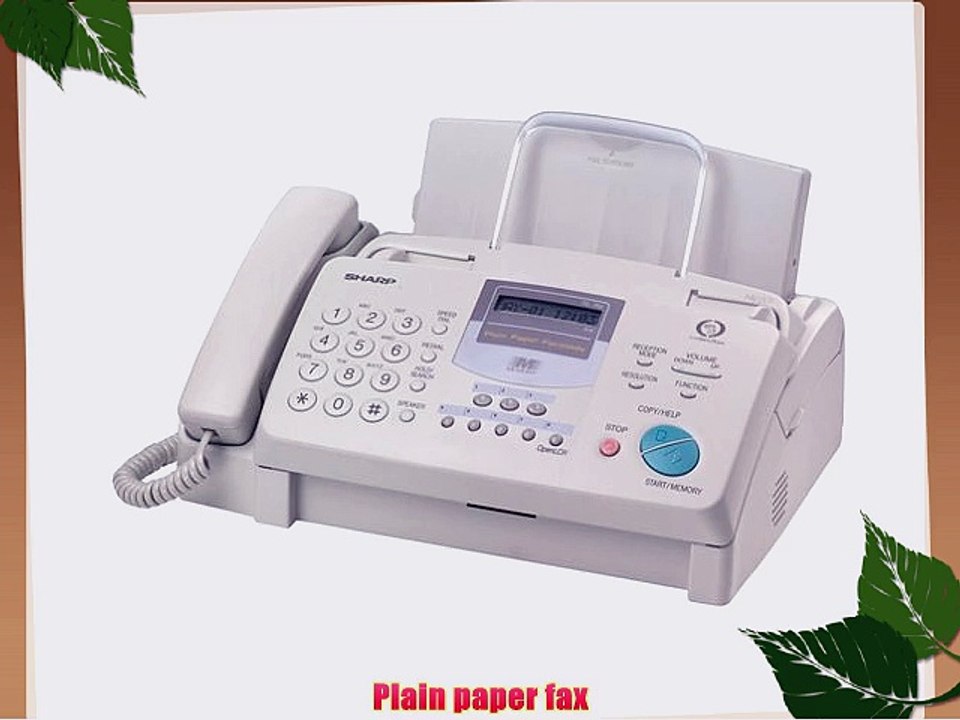 Sharp UX355L Plain-Paper Fax Machine