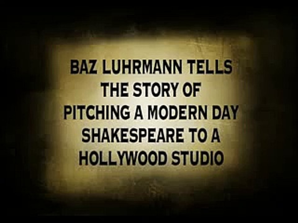 Romeo + juliet Baz Luhrmann submits the project to production whit first final trailer sub ita