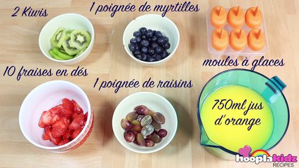 Recette Facile Fruit Popsicles in French Comment Faire Glace