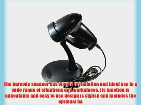 USB Automatic Barcode Scanner Scanning Barcode Bar-code Reader with Hands Free Adjustable Stand