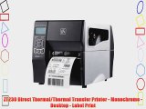 ZT230 Direct Thermal/Thermal Transfer Printer - Monochrome - Desktop - Label Print