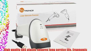 TaoTronics? TT-BS004 Automatic Sensing and Scan Handheld BarCode Scanner / Reader White USB