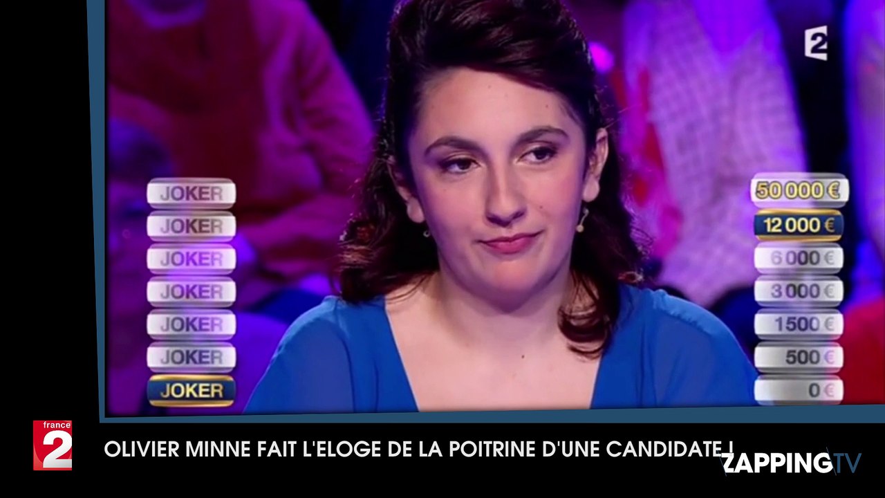 Olivier Minne fait l’éloge de la poitrine d’une candidate !