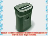 Royal 20-sheet Crosscut Commercial Shredder With Casters for CD Credit Cards - Royal HG2020MX