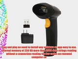 (HOT! ON PROMOTION!) New 2.4GHZ cordless handheld USB automatic laser barcode scanner (2.4G