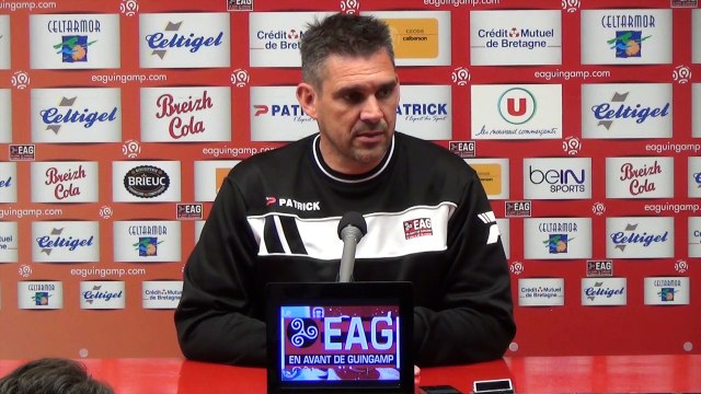 L1-J35 / EAG-REIMS : la conférence de presse d'avant match de J.Gourvennec