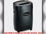 Royal 160MX 16-Sheet Cross Cut Paper Shredder - Black