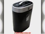 SHARP TOOTH SHREDDERS Document Shredder 8-Sheet Cross-Cut Paper/CD/Credit Card Shredder with