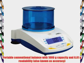 Adam Equipment HCB 1002 Highland Portable Precision Balance 1000g Capacity and 0.01g Readability
