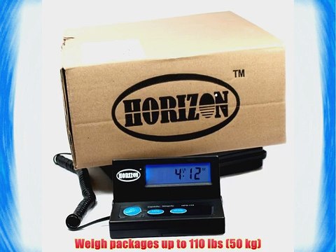 Horizon HPS-110 110 lbs by 0.1 oz digital postal scale