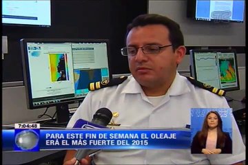 Advierten fuerte oleaje