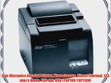 Star Micronics Receipt Printer Monochrome Direct Thermal 125 mm/s Mono 203 dpi USB (TSP100
