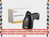 TaoTronics? TT-BS016 Bluetooth Wireless Barcode Scanner Supports Windows Android iOS Mac OS