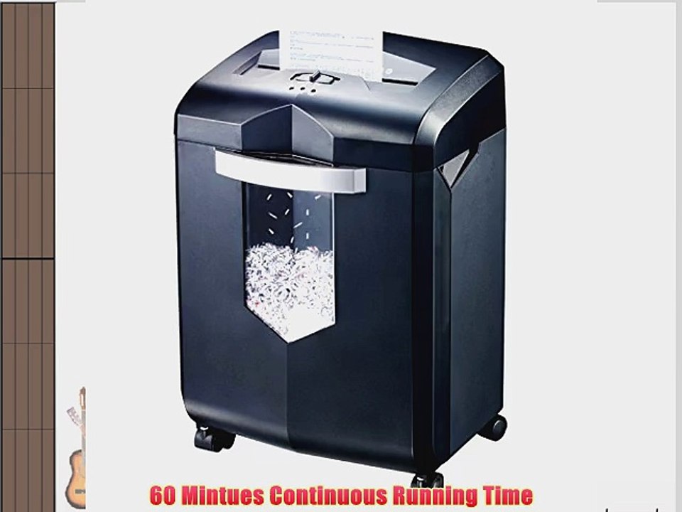 Bonsaii EverShred C149-D 12-Sheet Micro-cut Paper ShredderOverload and Thermal Protection60