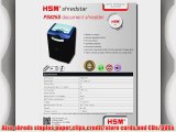 HSM shredstar PS825S 25-Sheet Strip-Cut 7.1-Gallon Capacity Shredder