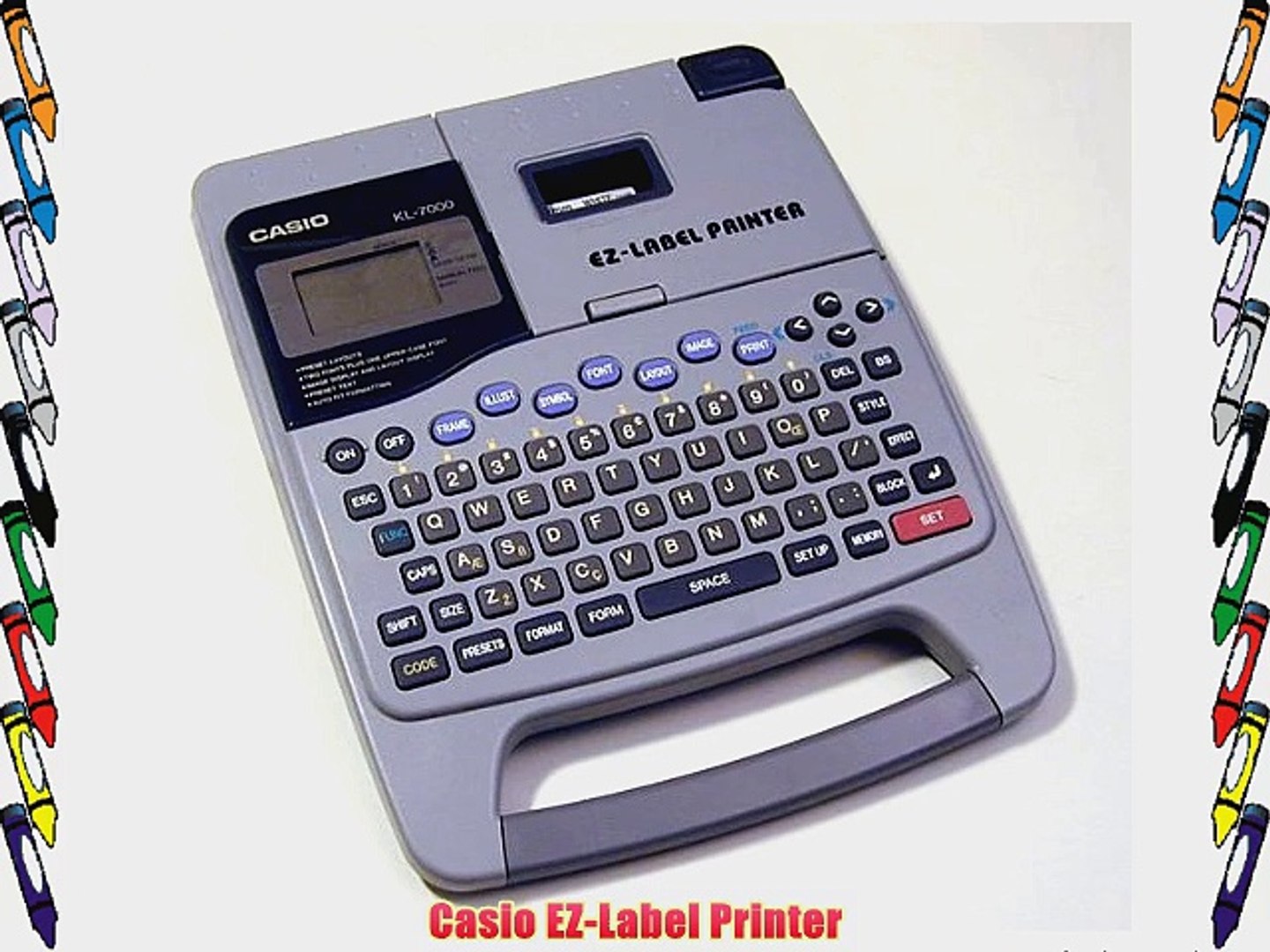 Casio EZ-Label Printer - video Dailymotion