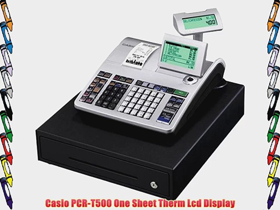 Casio PCR-T500 One Sheet Therm Lcd Display