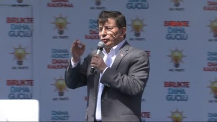 Niğde3başbakan Davutoğlu Niğde'de Seçim Mitinginde Konuştu