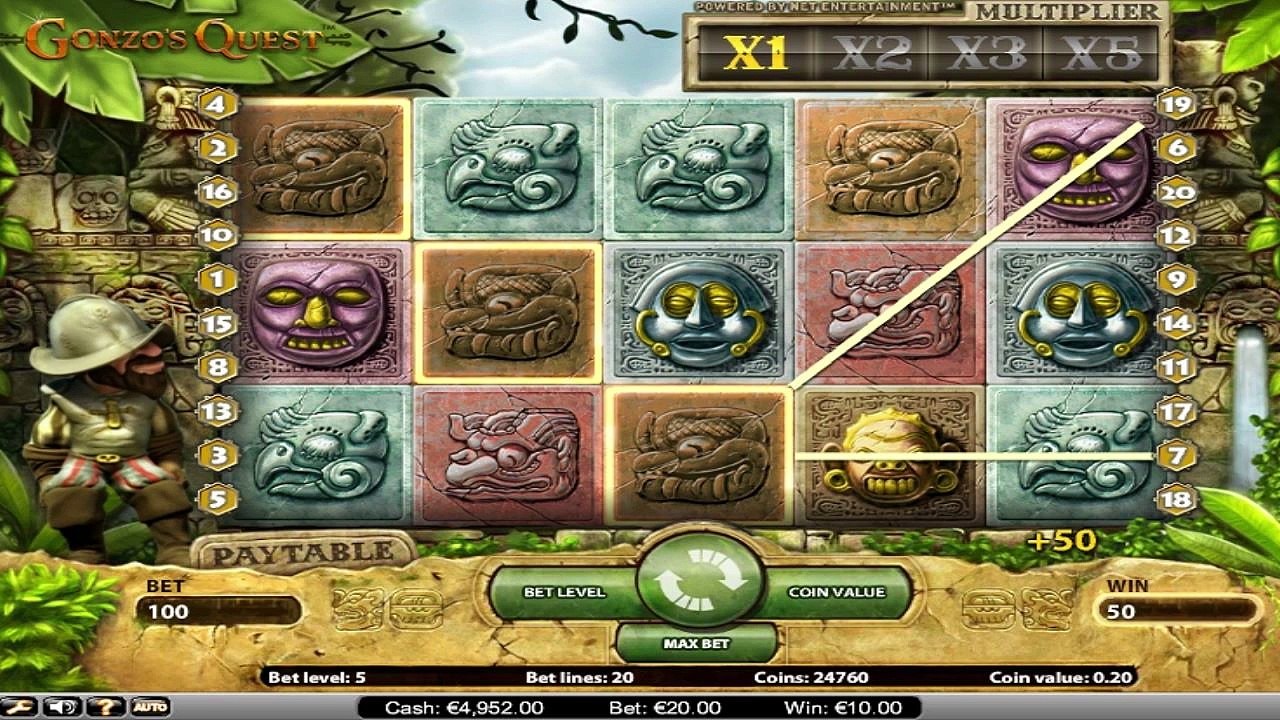 CasinoBedava'dan Gonzo's Quest slot oyunu tanıtımı