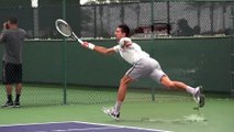 Novak Djokovic Forehand in Super Slow Motion - BNP Paribas Open 2013 - ateeksheikh